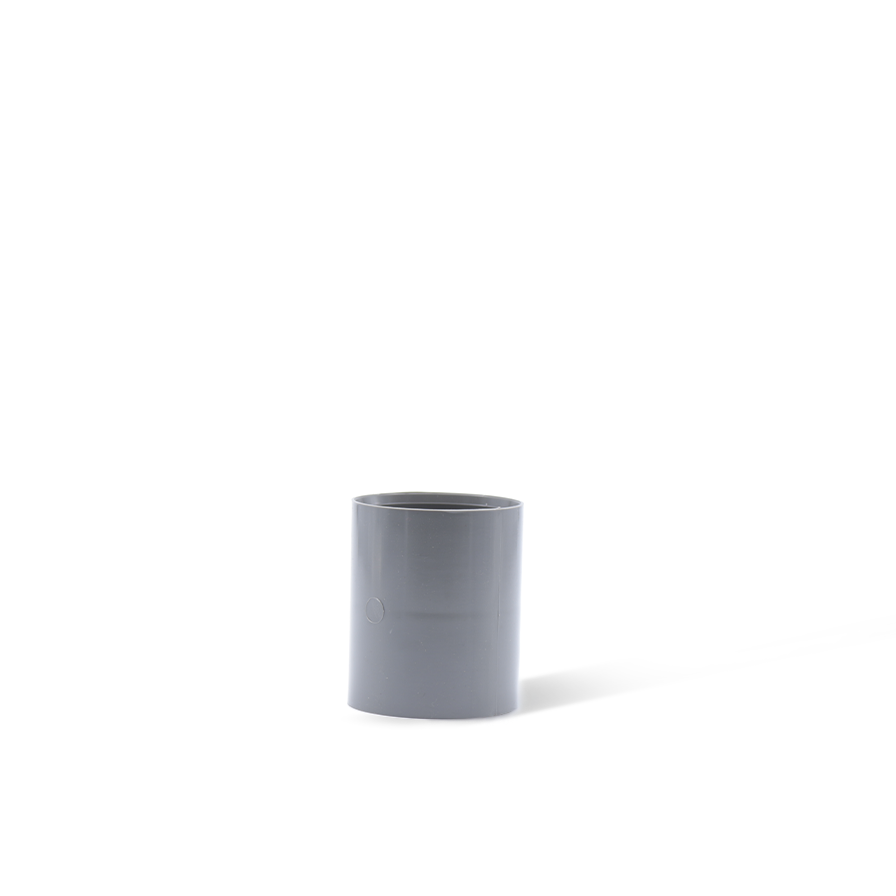 PVC Muffe mit Anschlag Ø 50 mm