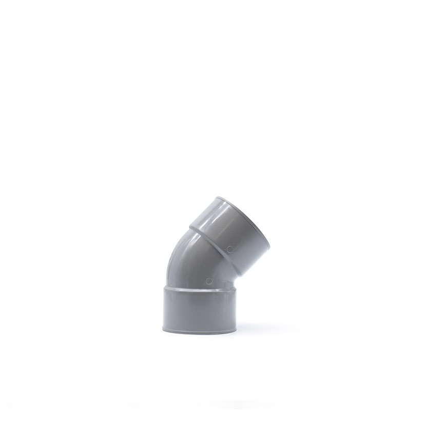 PVC Bogen 45° Aussen/Aussen Ø 50 mm