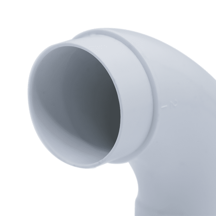 Bogen PVC 90° Innen/Außen Ø 2" – Bild 2
