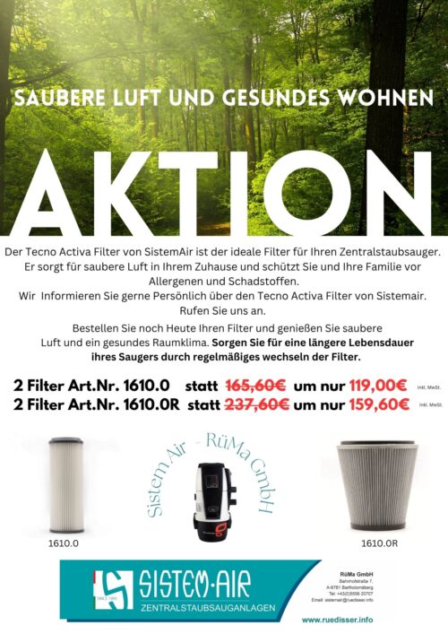 AKTION: 2 Filter 1610.0